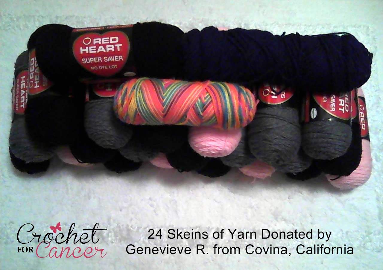 Yarn Donated by Genevieve R., Covina, California