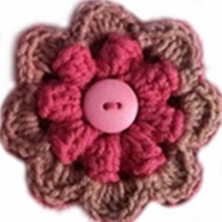 Irish Rose Flower by The Crochet Geek